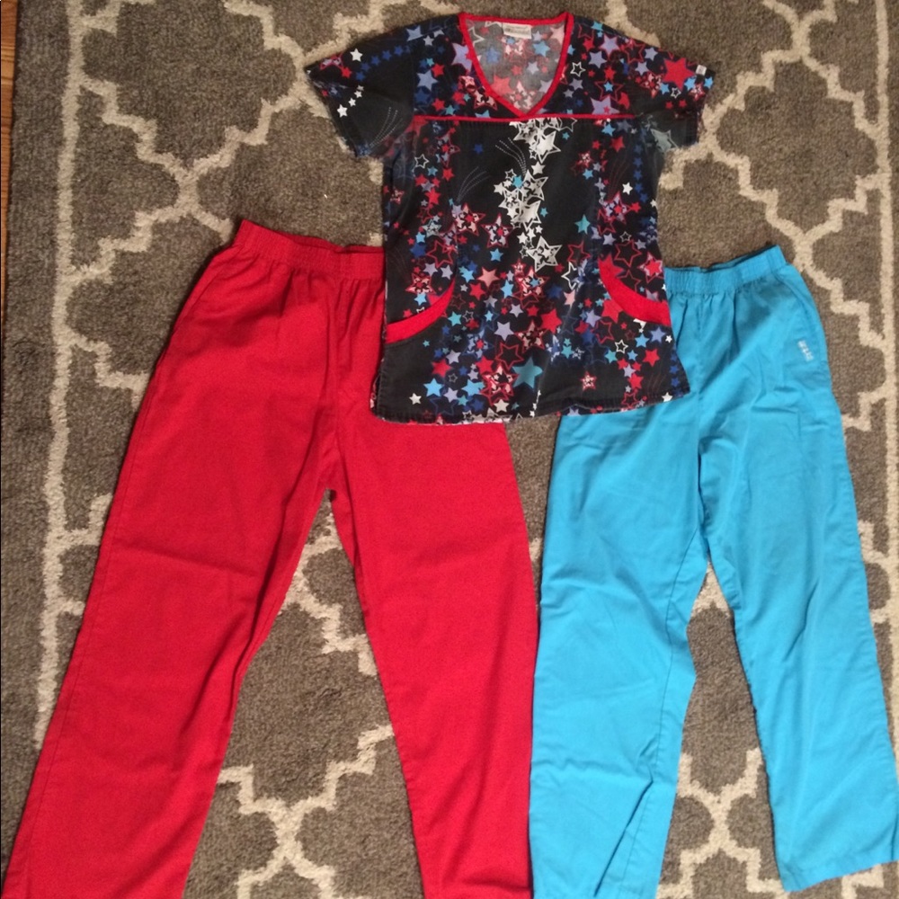 Americana Scrub Set